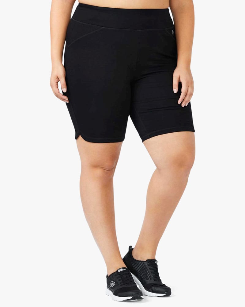 Front of plus size Varick Shorts by ActiveZone | Dia&Co | dia_product_style_image_id:124521